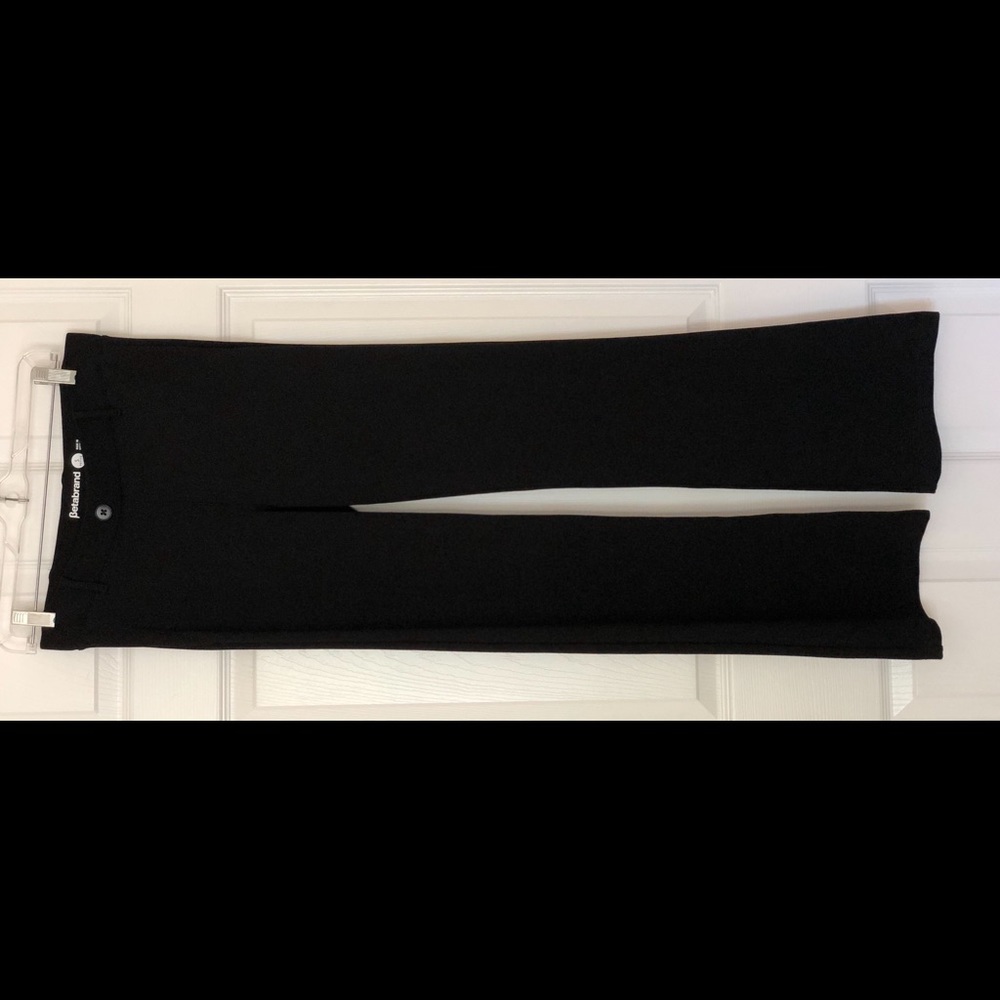 Betabrand Black Boot Cut Dress Pants